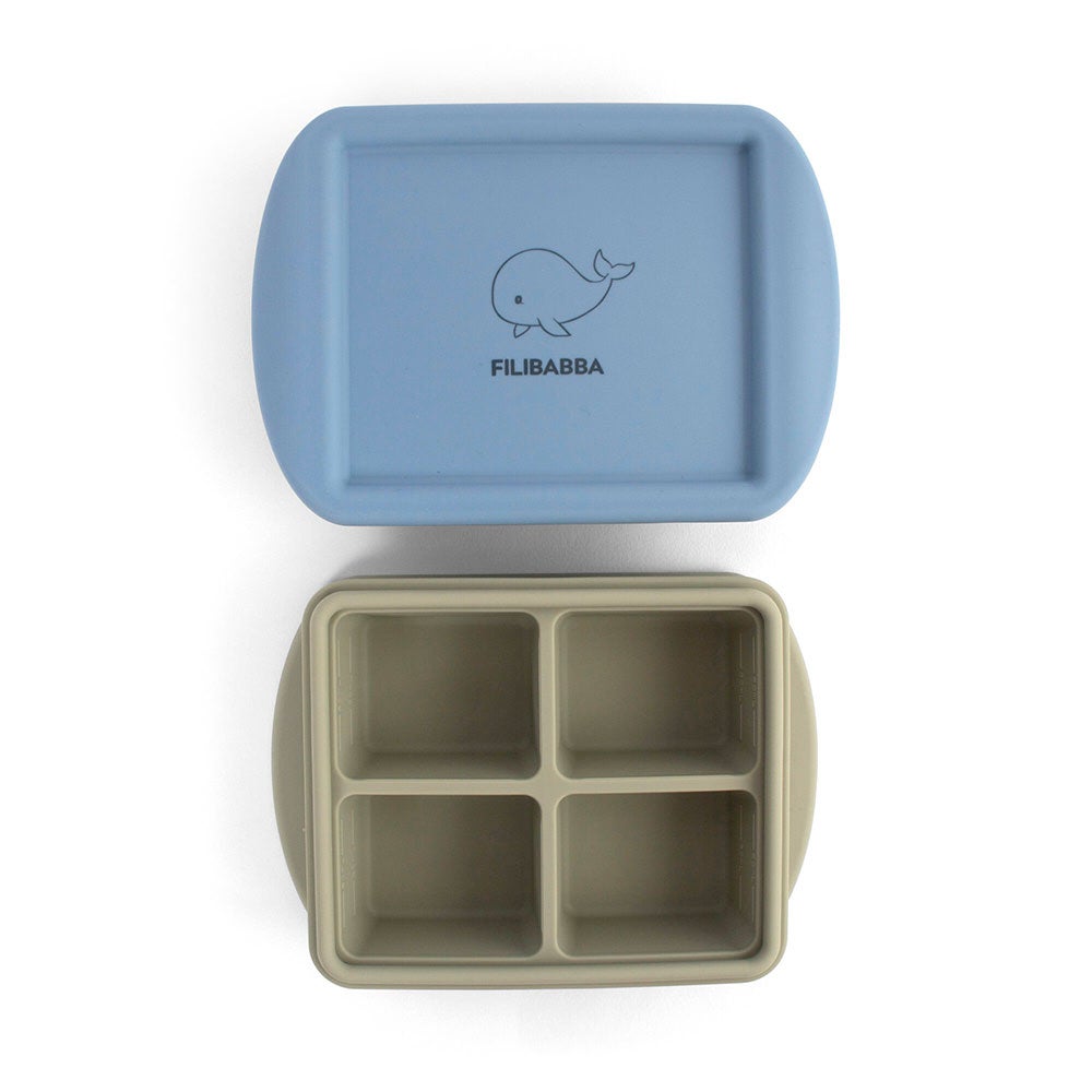 Filibba silikonipakastusalusta 4x65 ml 2-pakkaus Ocean Mix