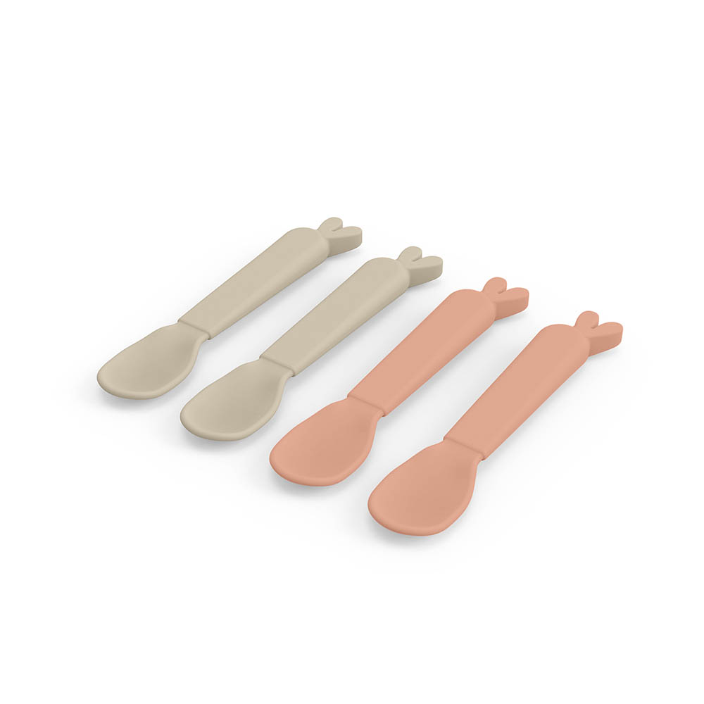 Done by Deer Kiddish lusikat 4-pack Lalee Sand/Coral 4-pack Lalee Sand/Coral