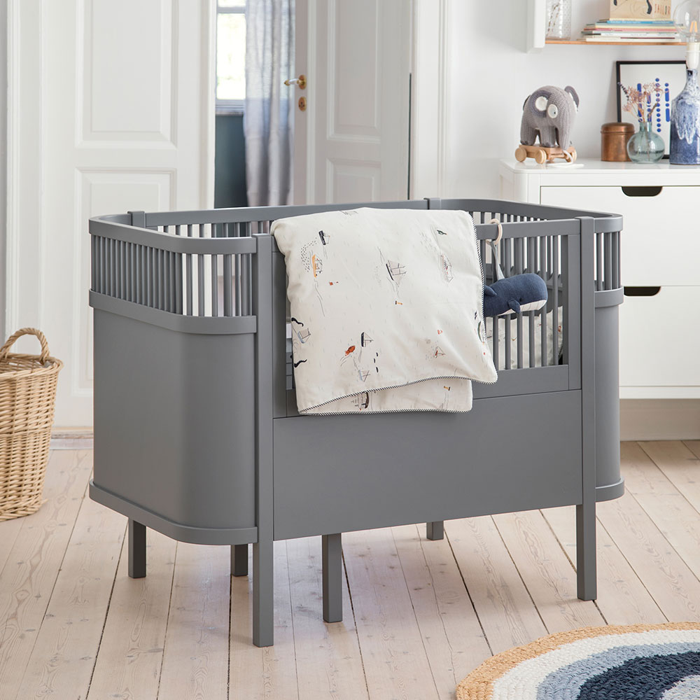 Sebra Baby & Junior Grow Bed Classic Grey -vauvasänky Classic Grey
