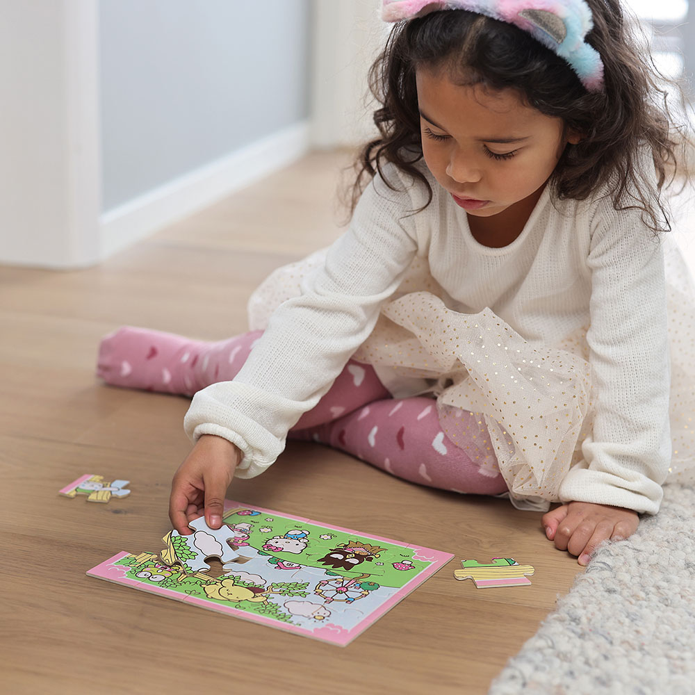 Hello Kitty puinen palapeli 20 palaa