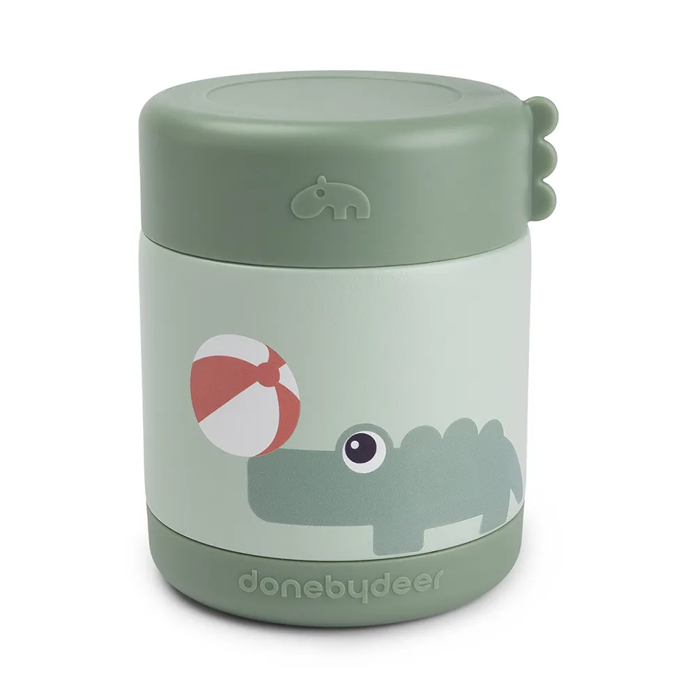 Done by Deer ruokatermos Playground Green 300 ml