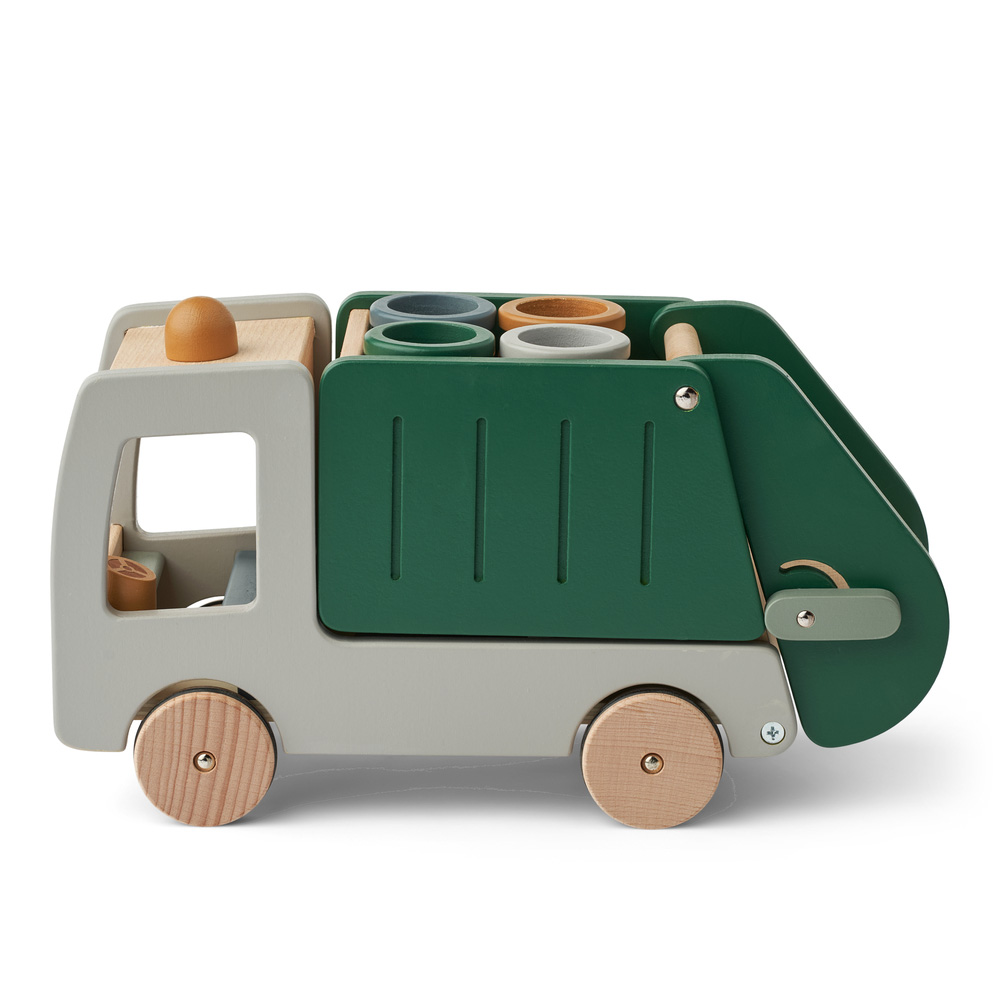 Liewood Irina Recycling Truck Garden vihreä monisekoitus