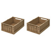 Liewood Weston säilytyslaatikko M 2-pack Oat 3070