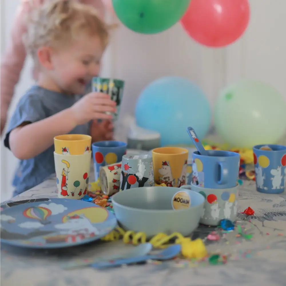 Rätt Start Muumi Juhlajuhla -muki keltainen