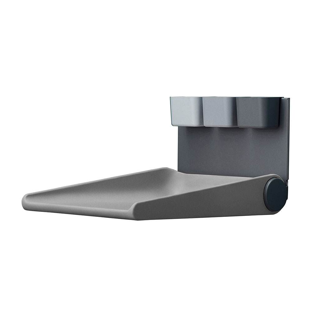 Leander Wally seinään kiinnitettävä vaihtopöytä Dusty grey