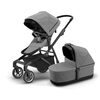 Thule Sleek lastenrattaat Grey Melange/Musta