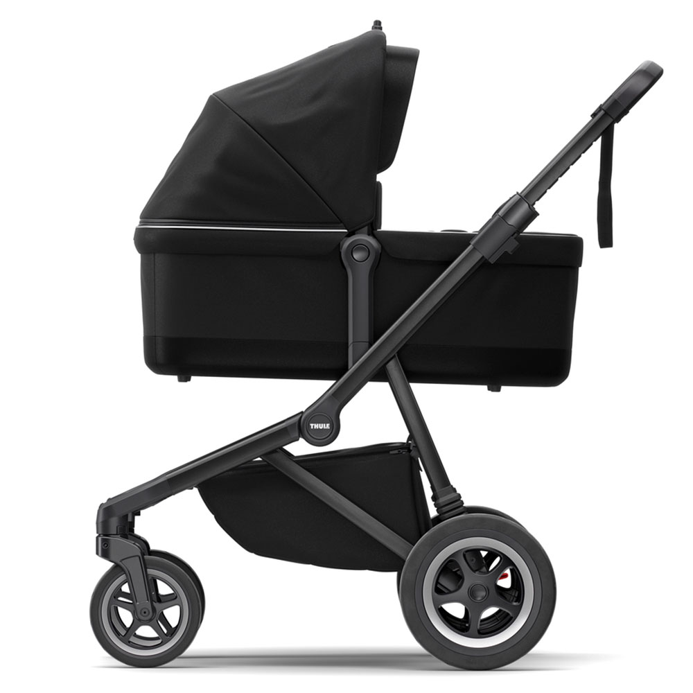 Thule Sleek lastenrattaat Midnight Black/Musta