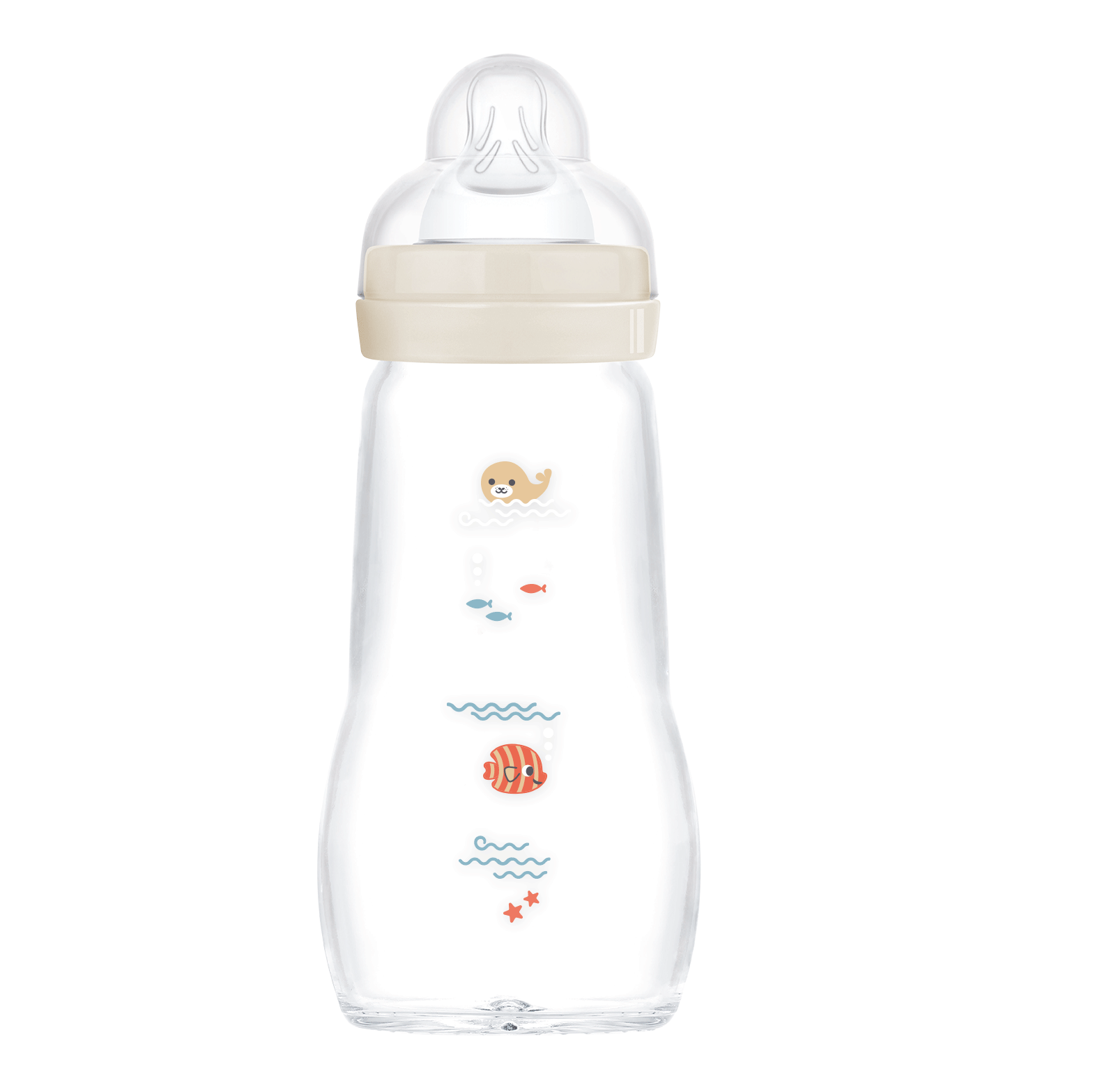MAM Feel Good Lasipullo 260 ml 1kpl Neutraali