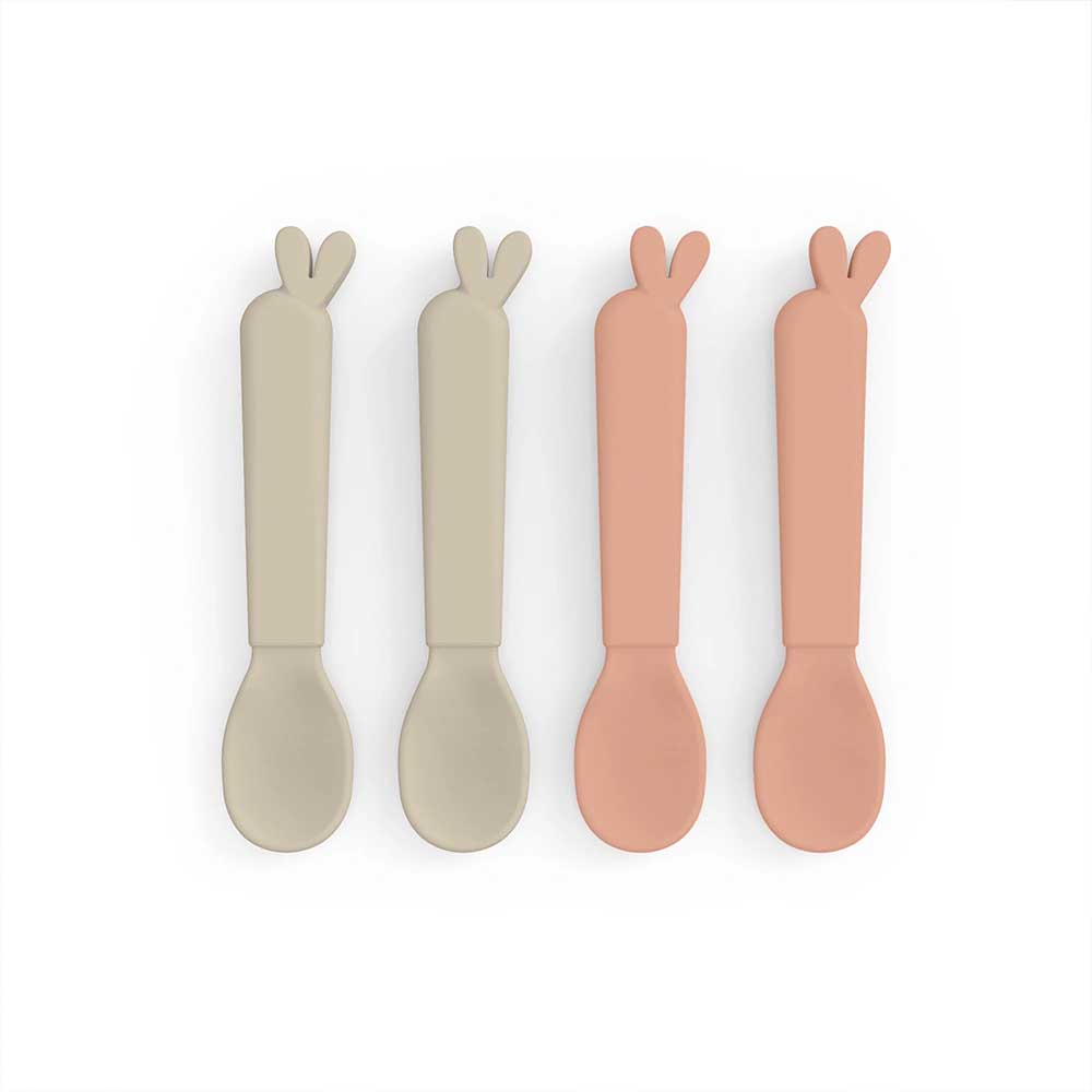 Done by Deer Kiddish lusikat 4-pack Lalee Sand/Coral 4-pack Lalee Sand/Coral