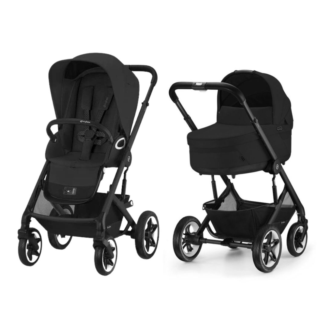 Cybex Talos S Lux -lastenrattaat Moon Black 2023