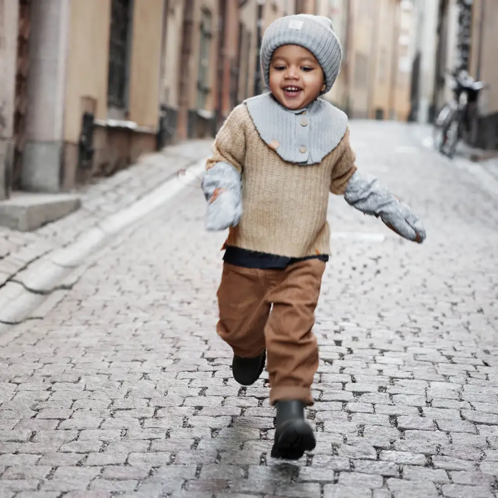 Elodie Details -lämmittävä kauluri, Sunrise Blue