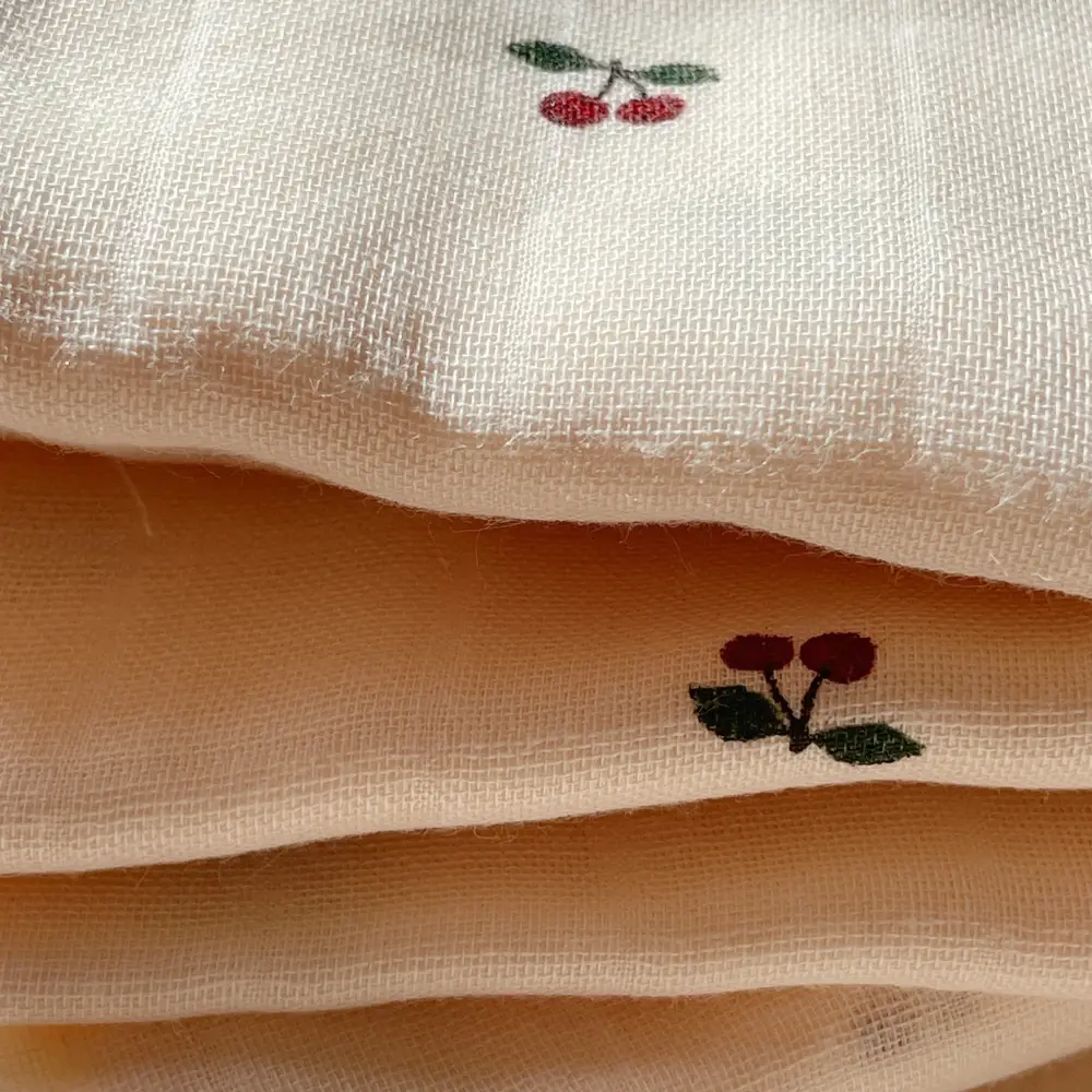 Konges Sløjd Musliiniliinat 3-pack GOTS Cherry