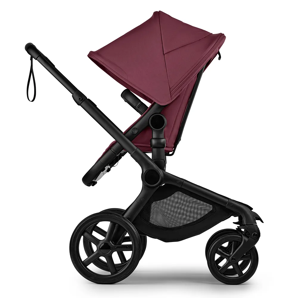 Bugaboo Fox 5  vaunut Renew  musta/tumma kirsikka