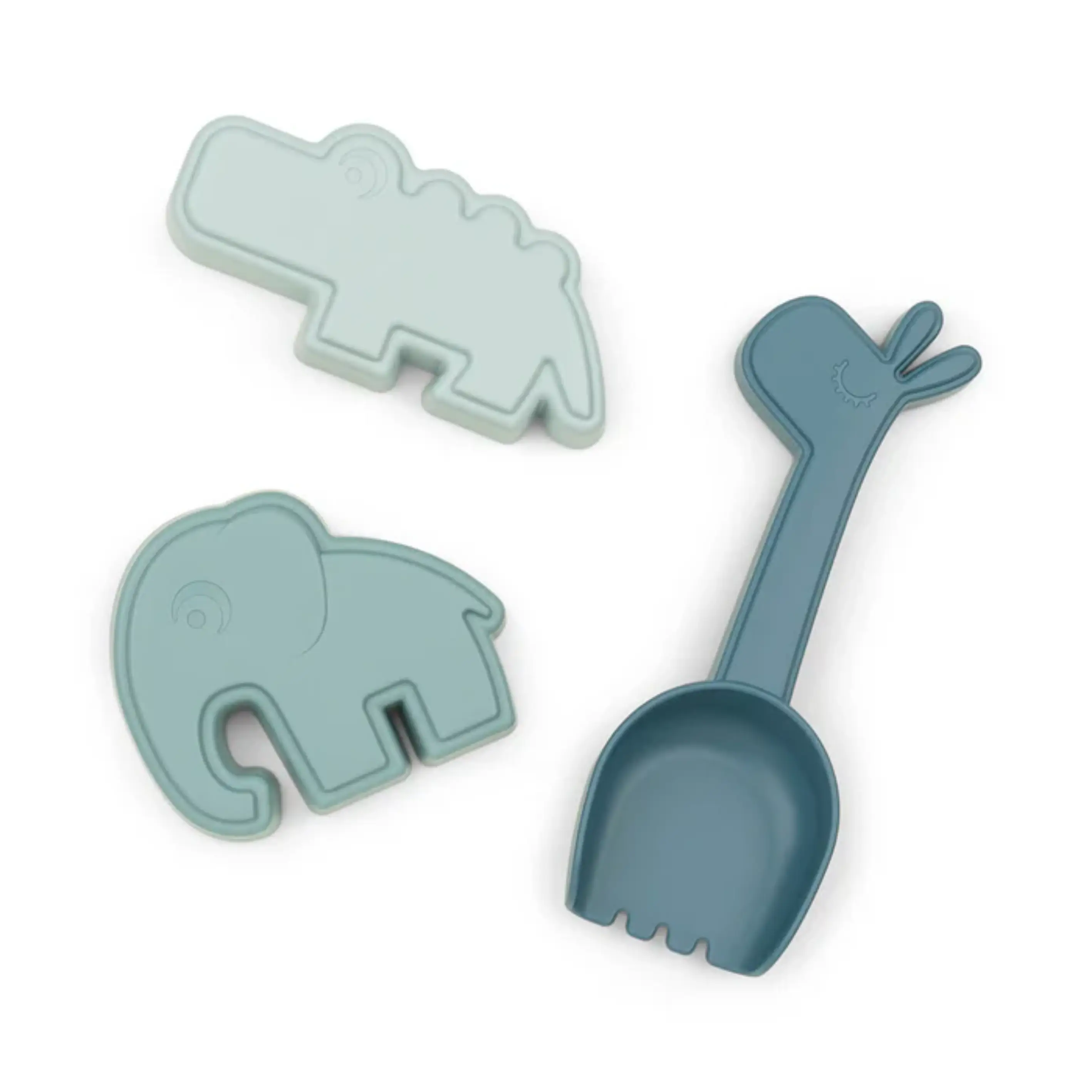 Done By Deer Sand -leikkisetti, 3 osaa, peurakaverit, sininen