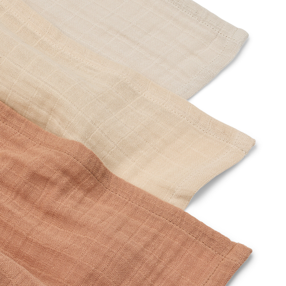 Liewood Lewis Muslin Cloth 3 kpl Toscanan ruususekoitus