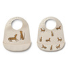 Liewood Tilda rintalappu silikoni 2-p Leopard / Sandy