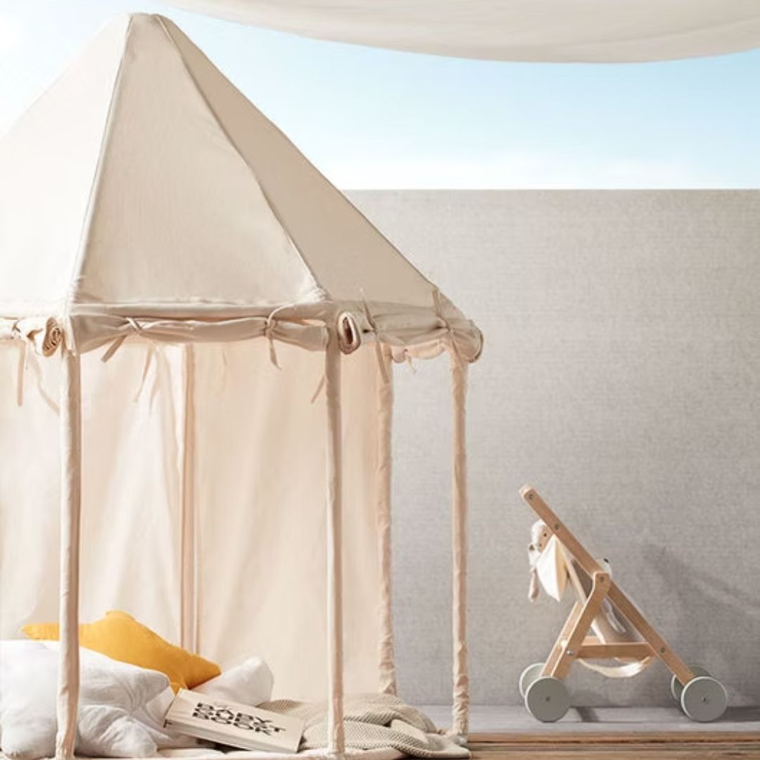 Kids Concept Paviljonki teltta luonnonvalkoinen