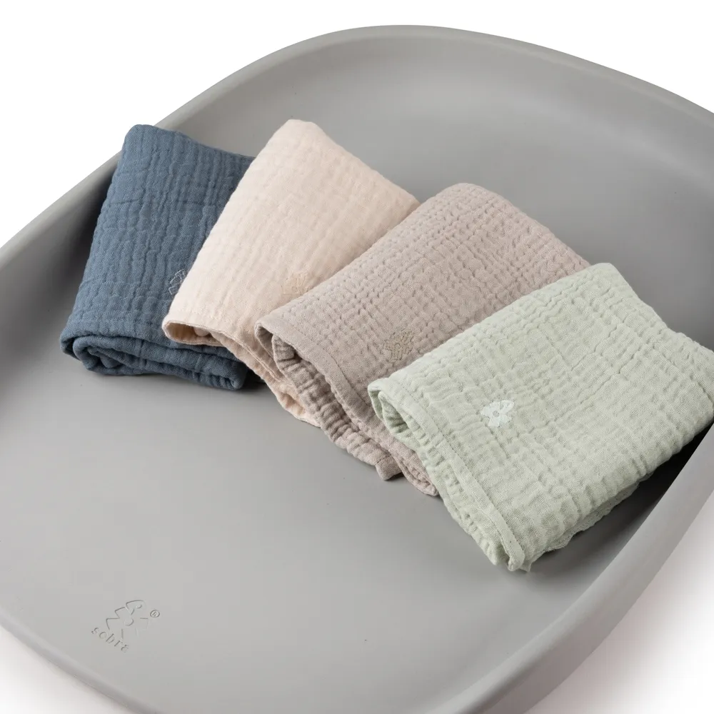 Sebra hoitoalusta 2 kpl musliinia green