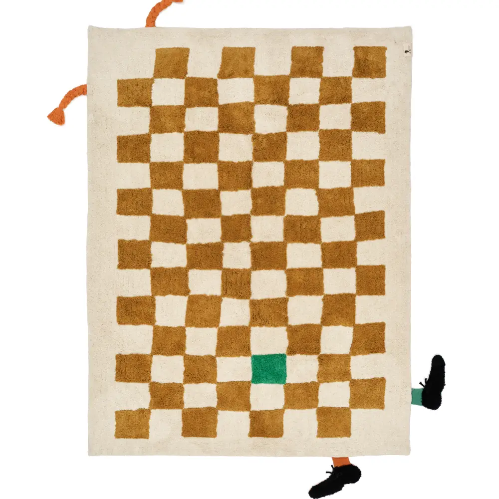 Kids Concept matto ruudullinen PIPPI