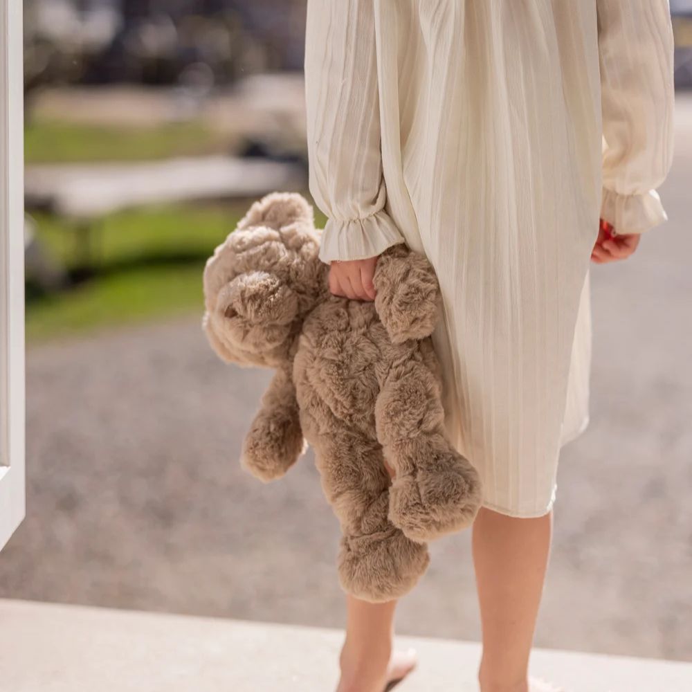 Teddykompaniet Sture Greige Hienoa