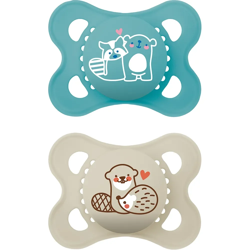 MAM Original Luonnonkumi 0-6m Sininen 2p