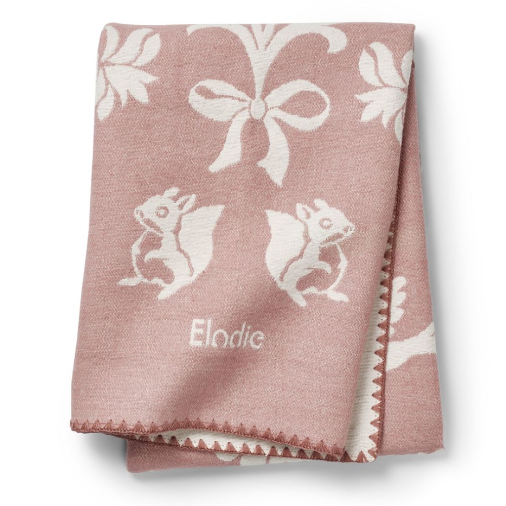Elodie Details Jacquard-peitto Mullberry Pink