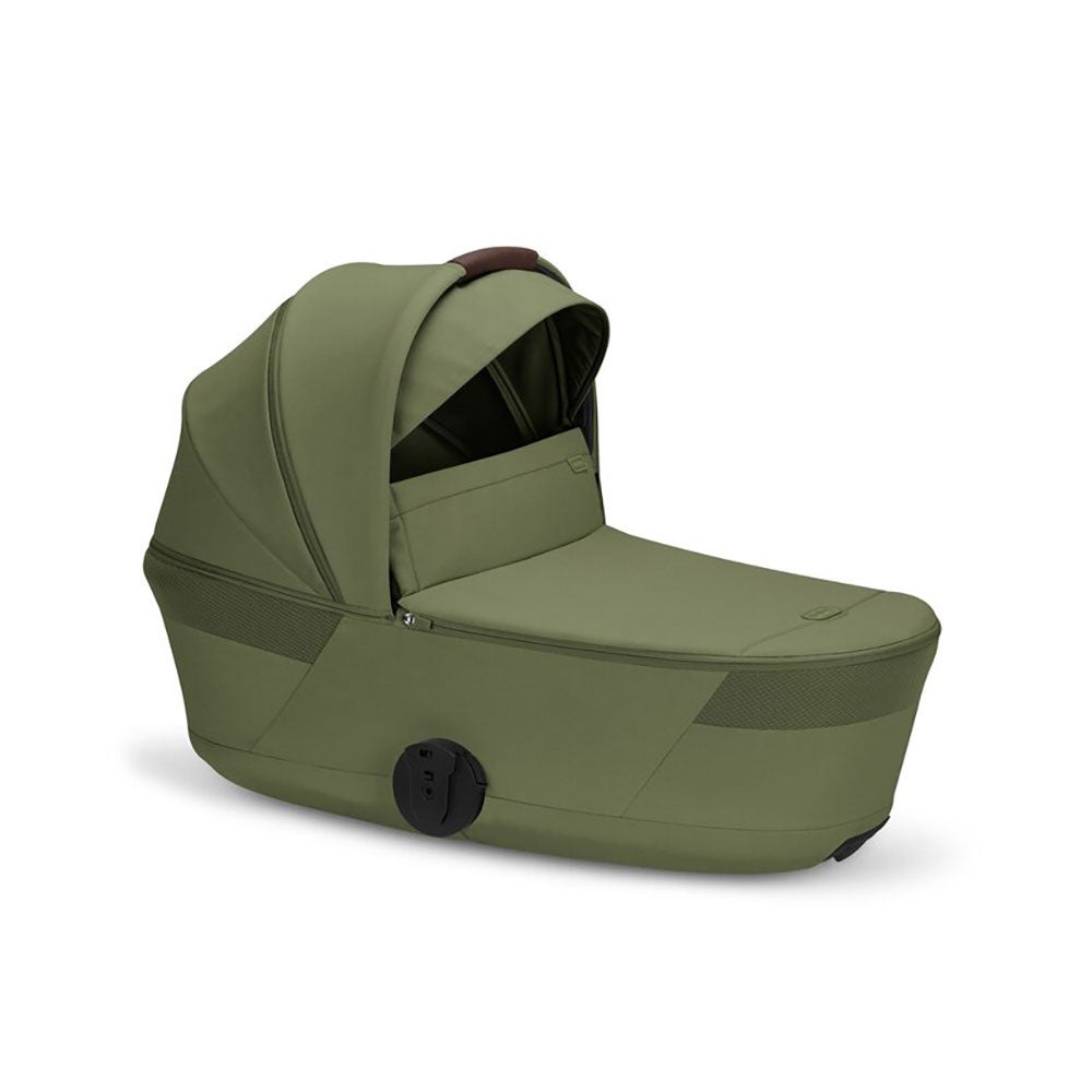 Cybex Balios S Lux TPE, sis. kokoontaitettavan vaunukopan Moss Green