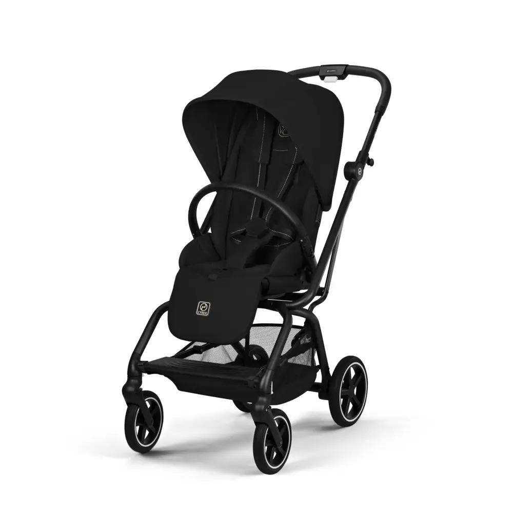 Cybex EEZY S TWIST -rattaat+ 2 mustaa, Magic Black
