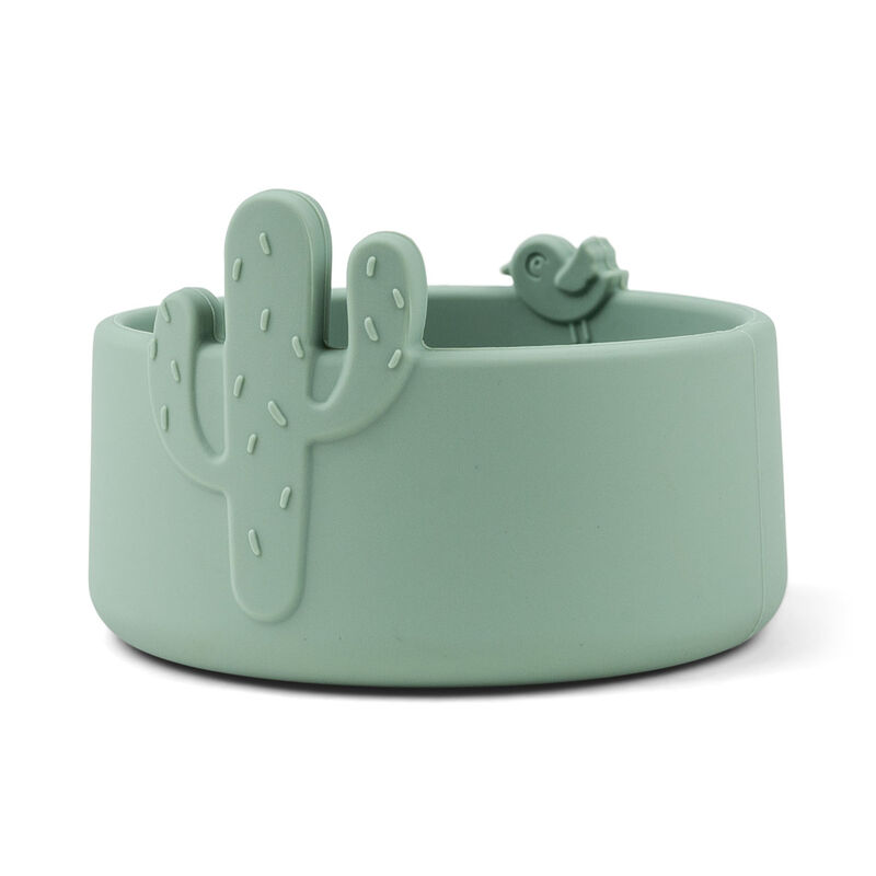 Done by Deer Silikonikulhot 2-pack Lalee Sand/Green 2-pack