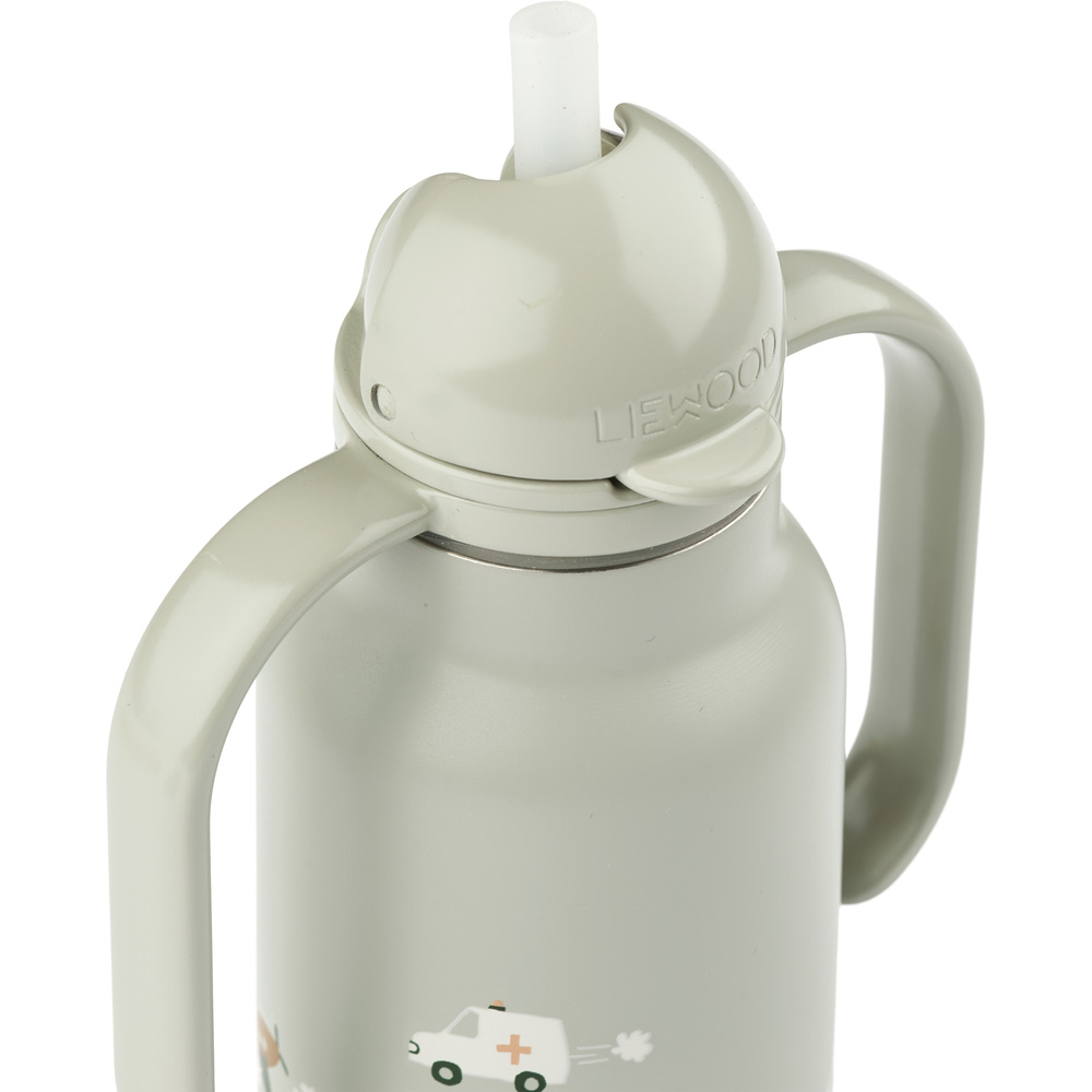 Liewood Kimmie Bottle 250 ml Vehicles / Dove blue 1036