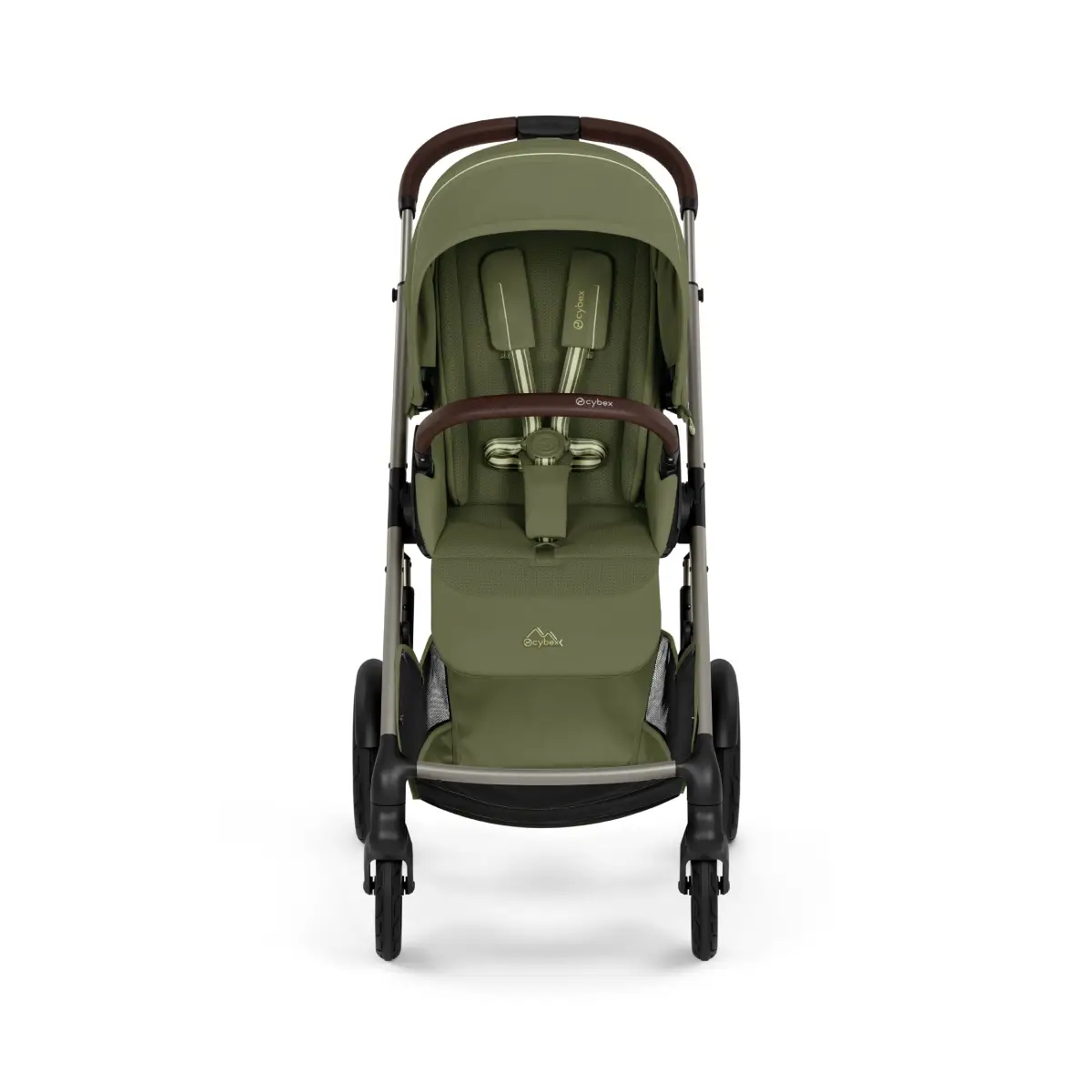 Cybex Talos S Lux TPE, sis. kokoontaitettavan vaunukopan (Moss Green)