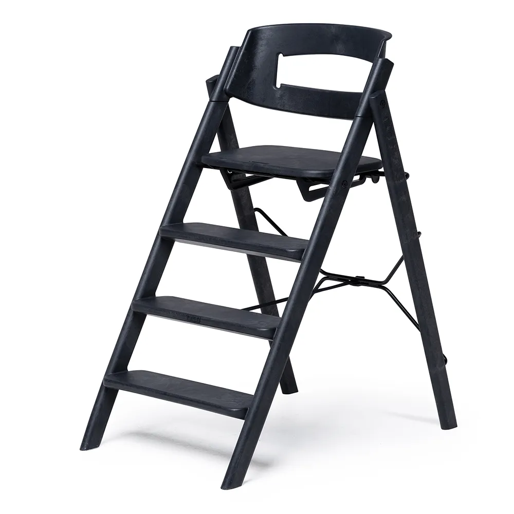 Kaos Klapp Syöttötuoli Kierrätetty muovi Charcoal Black