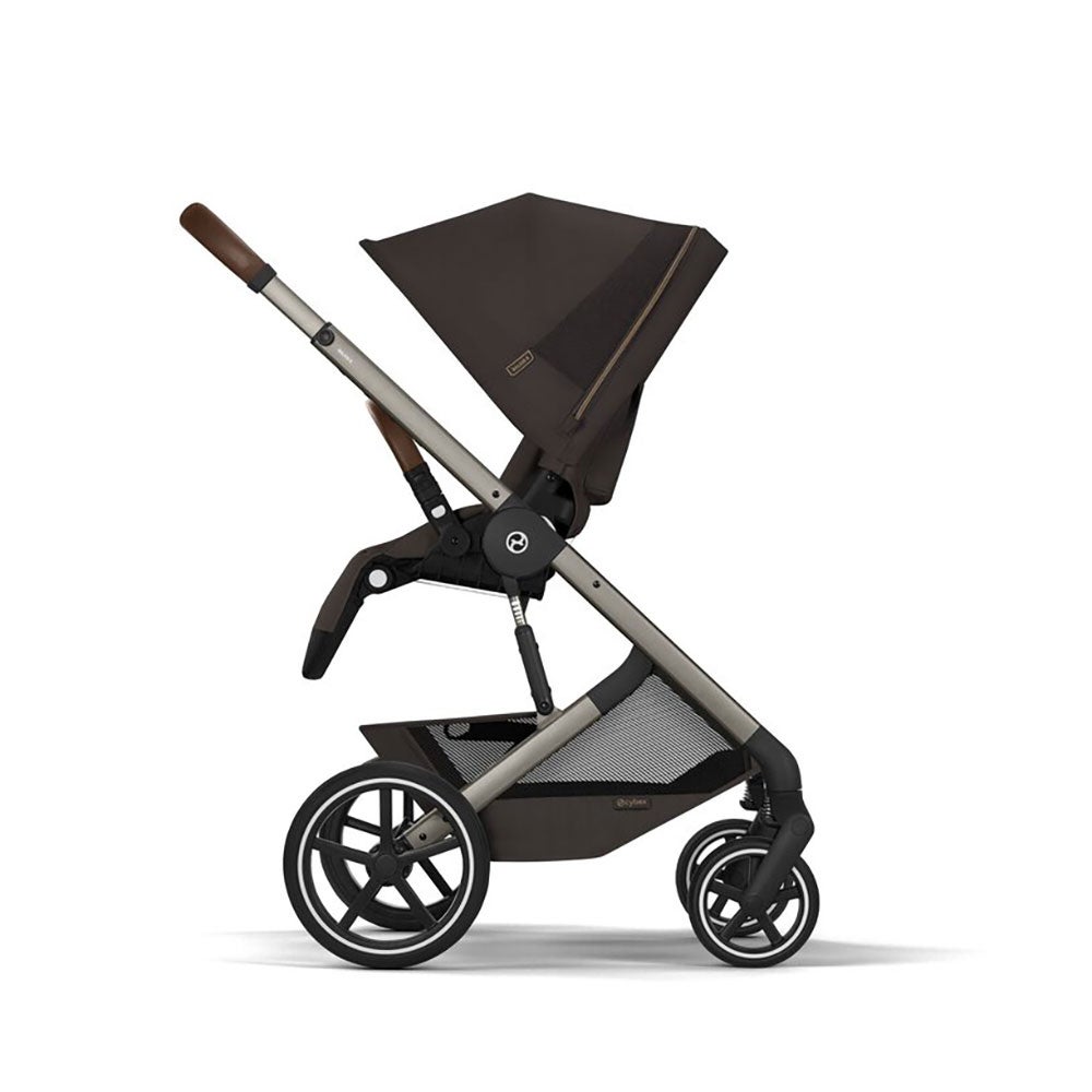 Cybex Balios S Lux TPE, sis. kokoontaitettavan vaunukopan Chocolate Brown