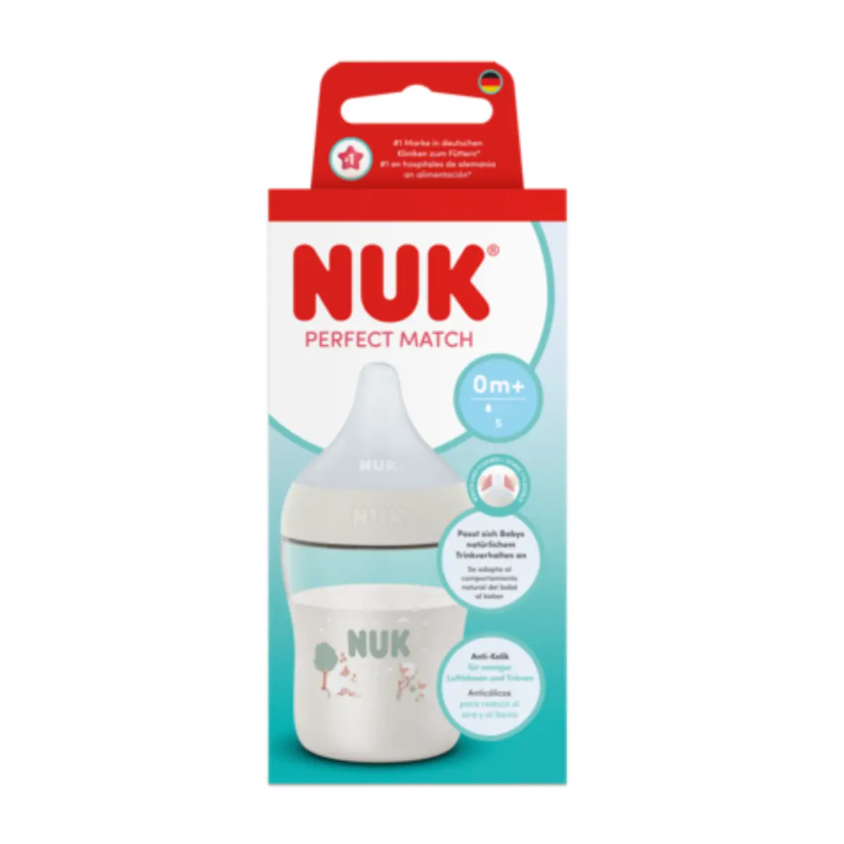 NUK Perfect Match 150 ml, lammas, 0 kk+