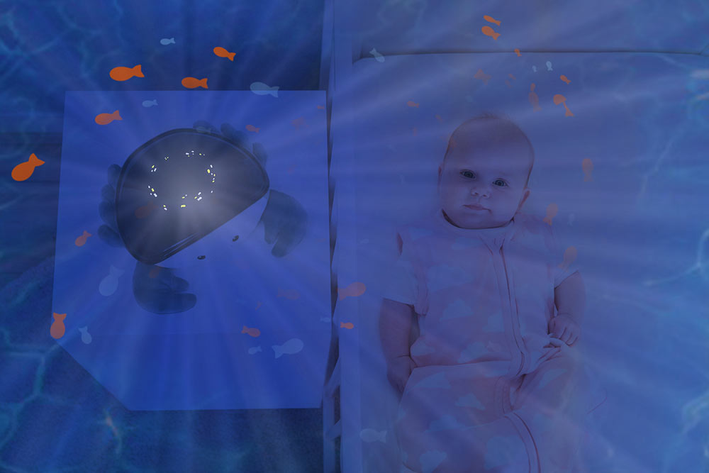 Zazu Cody yövalo meriprojektori
