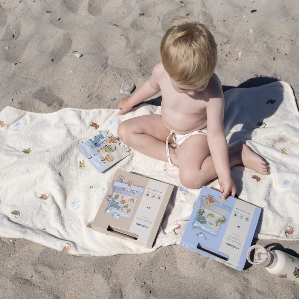 Filibabba hupullinen pyyhe - Dino Beach