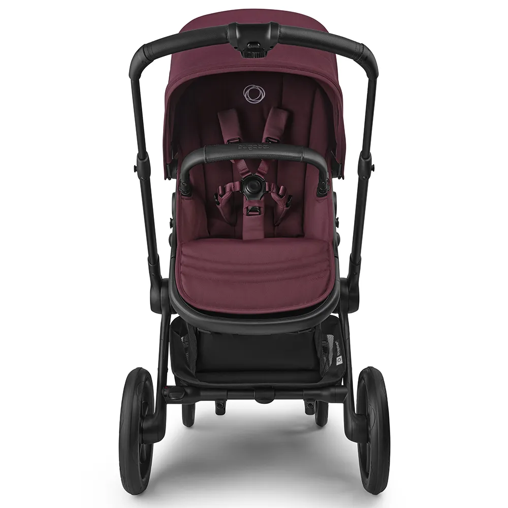 Bugaboo Fox 5  vaunut Renew  musta/tumma kirsikka