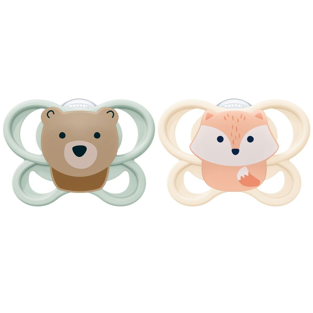 NUK Perfect Match Air Tutti Fox/Bear 0-6 kk