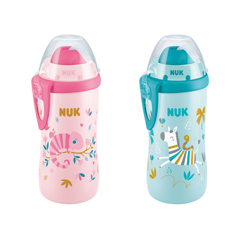 NUK Flexi Cup roiskevapaa Chameleon sekavärinen