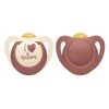 NUK for Nature -nukke lateksi 6-18m Punainen