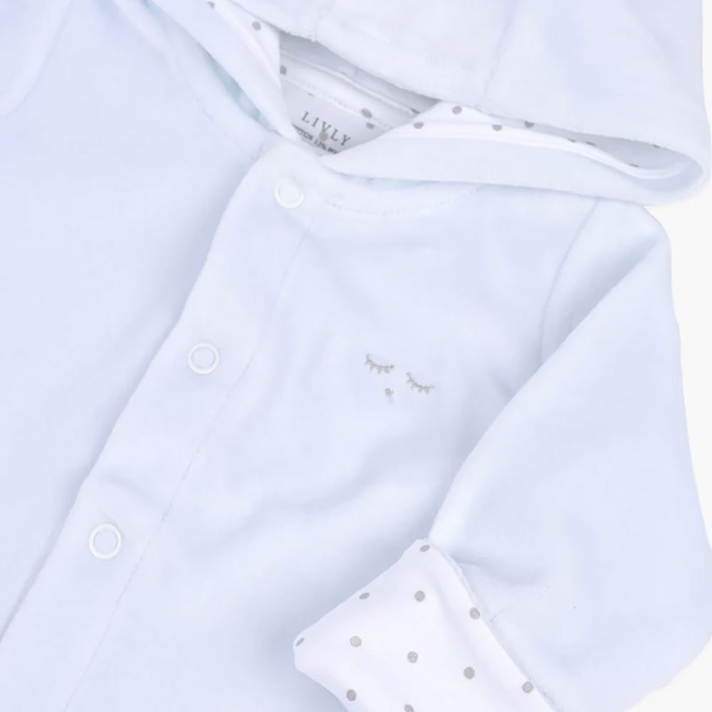 Livly Bunny Overall Newborn Blue