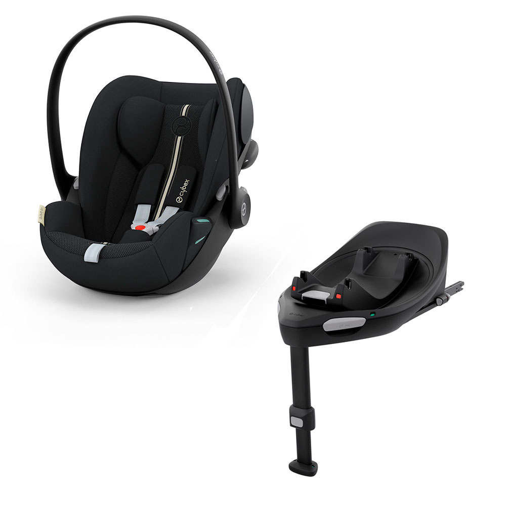 Cybex Cloud G Mono Black Plus turvaistuinpaketti