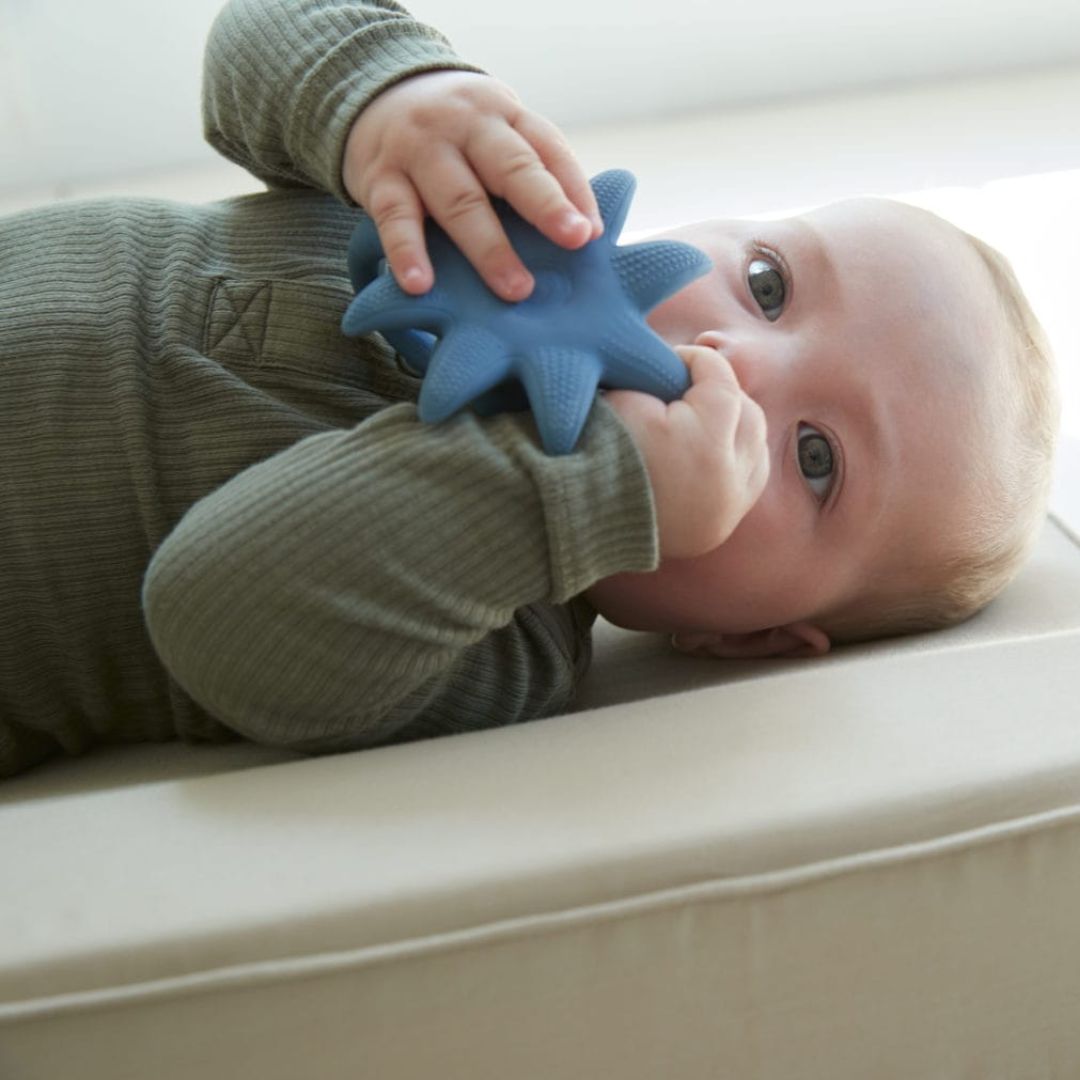 Filibabba hammaslääkerengas - Otto Octopus Muddly Sininen