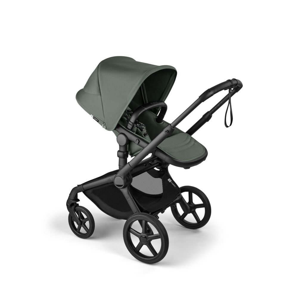 Bugaboo Fox 5 Renew -rattaat, musta/metsänvihreä
