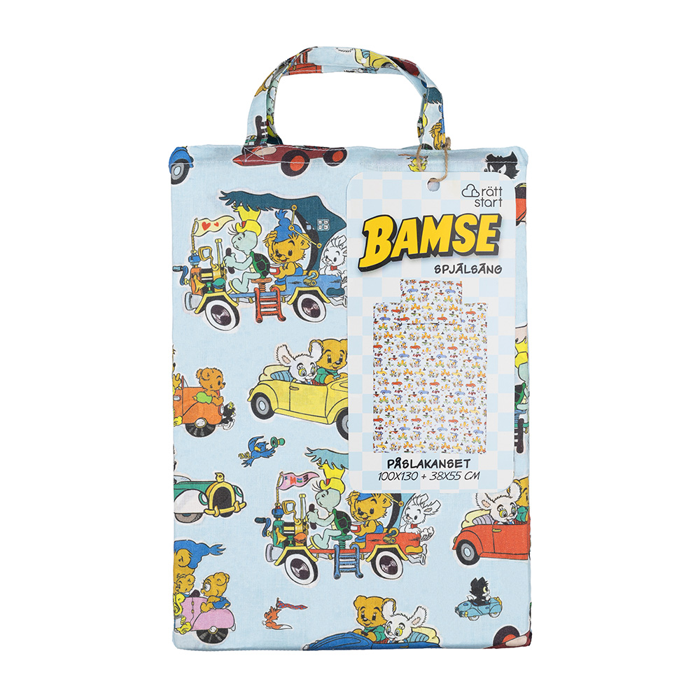 Rätt Start Bamse Pussilakansetti pinnasänky