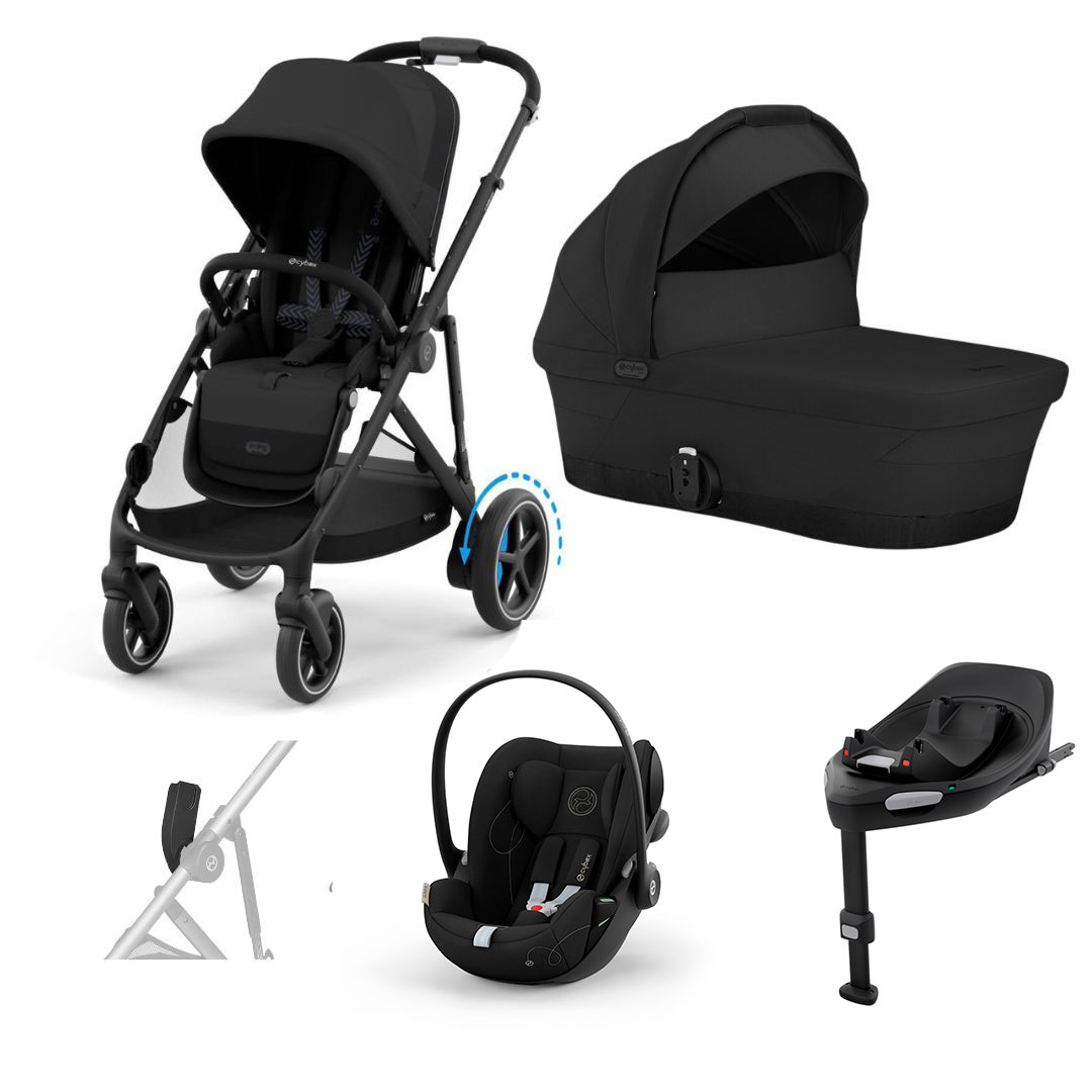 Cybex eGAZELLE S + Cybex Cloud G turvakaukalo paketti
