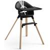 Stokke Clikk syöttötuoli Natural Musta