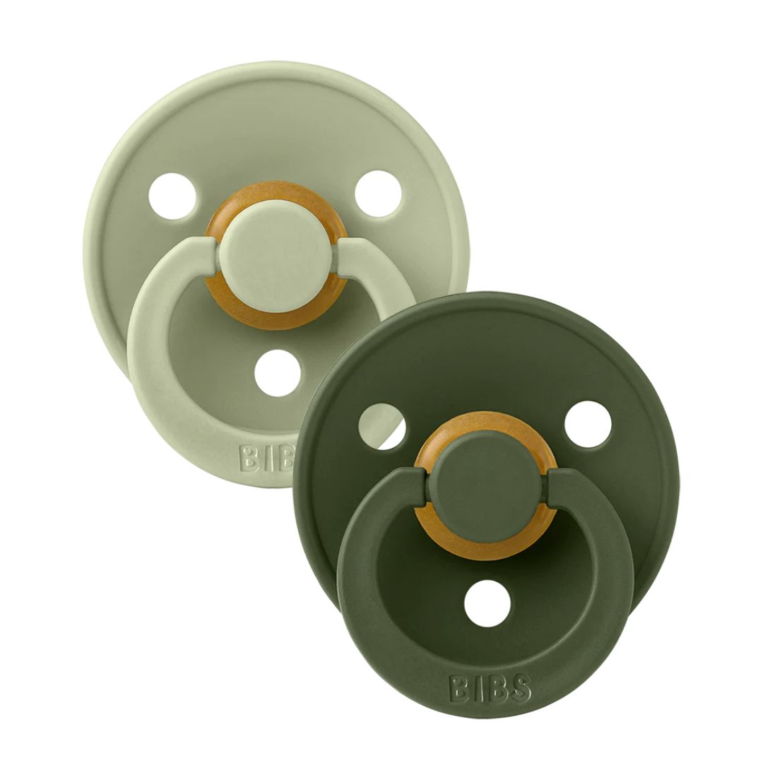 Liinalaput Napp lateksi 2-pack 0-6m Sage/Hunter Vihreä