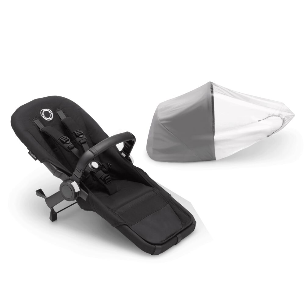 Bugaboo Donkey 5 ompelusarja Duo Midnight Black (keskiyönmusta)