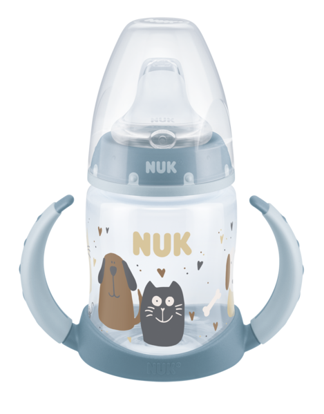 NUK Learner läikkymätön juomakuppi 150 ml Cat&Dog